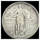 1917 Type 1 Standing Liberty Quarter LIGHTLY  CIR