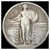 1917-S Type 1 Silver Standing Liberty Quarter  LI