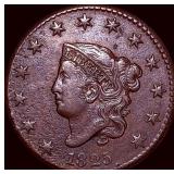 1825 Coronet Head Large Cent CLOSELY  UNCIRCULATE