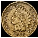 1909-S Indian Head Cent NEARLY UNCIRCULATED