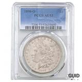 1890-O Morgan Silver Dollar PCGS AU53