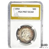 1954 Franklin Half Dollar PGA PR67 DCAM