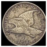 1858 Flying Eagle Cent NEARLY UNCIRCULATED