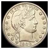 1900-S Silver Barber Quarter HIGH GRADE
