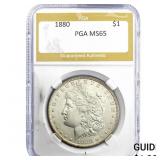 1880 Morgan Silver Dollar PGA MS65