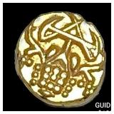 1638-1812 India Mysore Gold Fanam .012agw UNCIRCUL