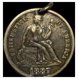 1887 Seated Liberty Dime HIGH GRADE
