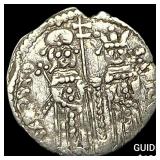 Serbia Stefen Dusan 1345-1355 Silver Dinar CLOSEL