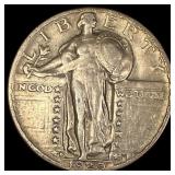 1929-D Silver Standing Liberty Quarter ABOUT  UNC