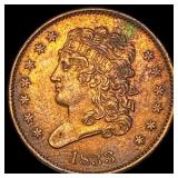 1833 Classic Head Half Cent UNCIRCULATED