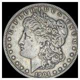 1901-S Silver Morgan Dollar NEARLY  UNCIRCULATED