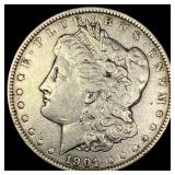 1901 Morgan Silver Dollar ABOUT UNCIRCULATED