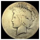 1928 Peace Silver Dollar NICELY CIRCULATED