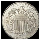 1867 Shield Nickel UNCIRCULATED