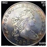 1802 Wd Dt Draped Bust Dollar HIGH GRADE