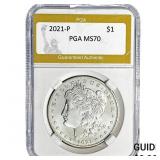 2021-D Morgan Silver Dollar PGA MS70
