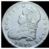 1813 Capped Bust Half Dollar CHOICE AU