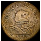 1787 New Jersey Copper Coin LIGHTLY  CIRCULATED