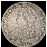 1826 Capped Bust Half Dollar NEARLY  UNCIRCULATED