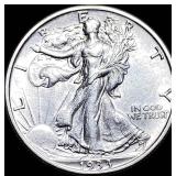 1933-S Walking Liberty Half Dollar CLOSELY  UNCIR