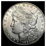 1889-S Silver Morgan Dollar CHOICE AU