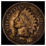 1886 Indian Head Cent CLOSELY UNCIRCULATED