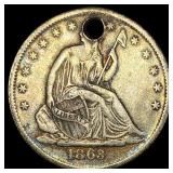 1863-S Silver Half Dollar HIGH GRADE