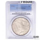 1926 Silver Peace Dollar PCGS MS64