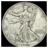 1938-D Walking Liberty Half Dollar LIGHTLY  CIRCU