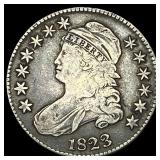 1823 Silver Capped Bust Half Dollar CLOSELY  UNCI