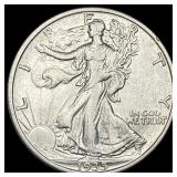 1935-S Silver Walking Liberty Half Dollar  NEARLY