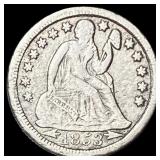 1853-O Silver Seated Liberty Dime LIGHTLY  CIRCUL