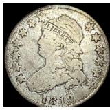 1819 Capped Bust Silver Quarter NICELY  CIRCULATE