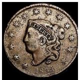 1833 Coronet Head Large Cent NEARLY UNCIRCULATED