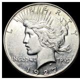 1927-S Silver Peace Dollar UNCIRCULATED