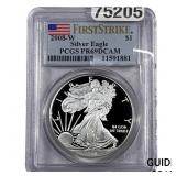 2008-W Silver Eagle PCGS PR69 DCAM