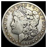 1892-S Silver Morgan Dollar NICELY CIRCULATED