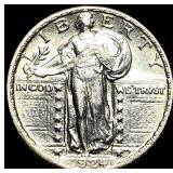 1924 Standing Liberty Quarter CLOSELY  UNCIRCULAT