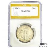 1943 Morgan Silver Dollar PGA MS66