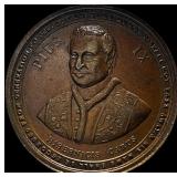 1850 Ireland Broze Medalet-Pius IX CLOSELY  UNCIR