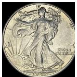1942-S Walking Liberty Half Dollar CHOICE AU
