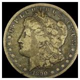 1890-CC Silver Morgan Dollar LIGHTLY  CIRCULATED