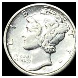 1924-S Silver Mercury Dime CLOSELY  UNCIRCULATED