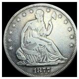 1877-S Silver Half Dollar LIGHTLY CIRCULATED