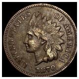 1870 Indian Head Cent NEARLY UNCIRCULATED