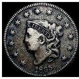 1835 Coronet Head Large Cent LIGHTLY  CIRCULATED