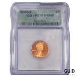 2000-S Lincoln Memorial Cent ICG PR70 DCAM
