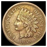 1859 Indian Head Cent CLOSELY UNCIRCULATED