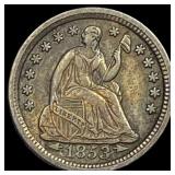 1853-O Silver Half Dime NEARLY UNCIRCULATED