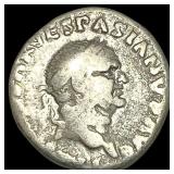 Roman Vespasian 69-79 Silver Denarius NICELY CIRC